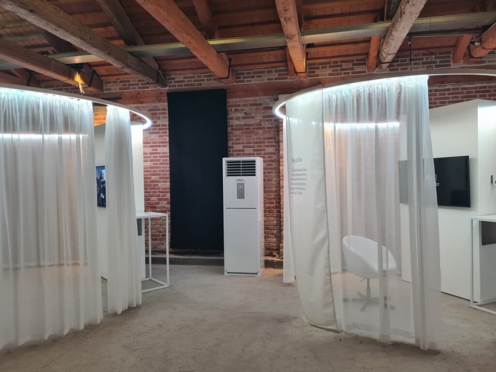 Climatiseur colonne pour le festival du cinema venise