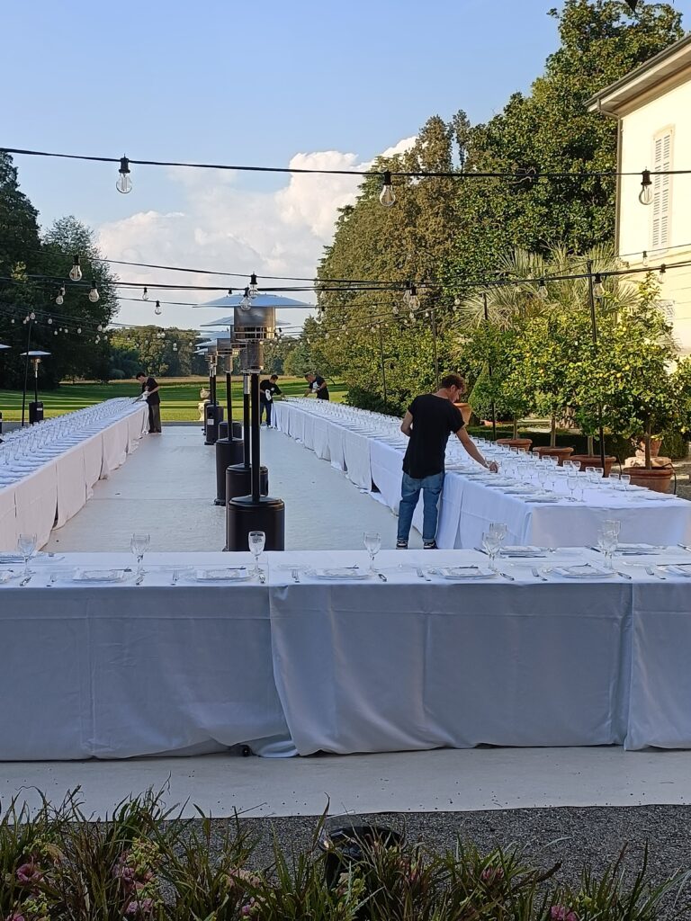 parasols chauffants pour évènement