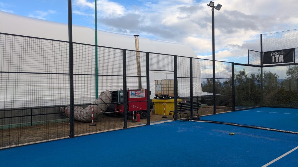 installazione maxy padel